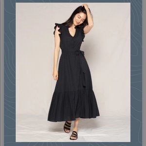 Outerknown Canyon dress in black, size S